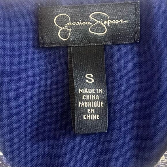 Jessica Simpson 100% Viscose Aztec Southwestern Rope Straps Pull On Jumpsuit - Picture 5 of 5